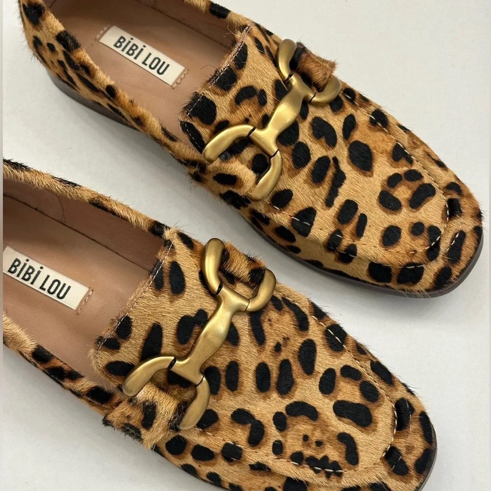 Bibi Lou Leopard Print Zagreb Loafers – Like New - Picture 6 of 14
